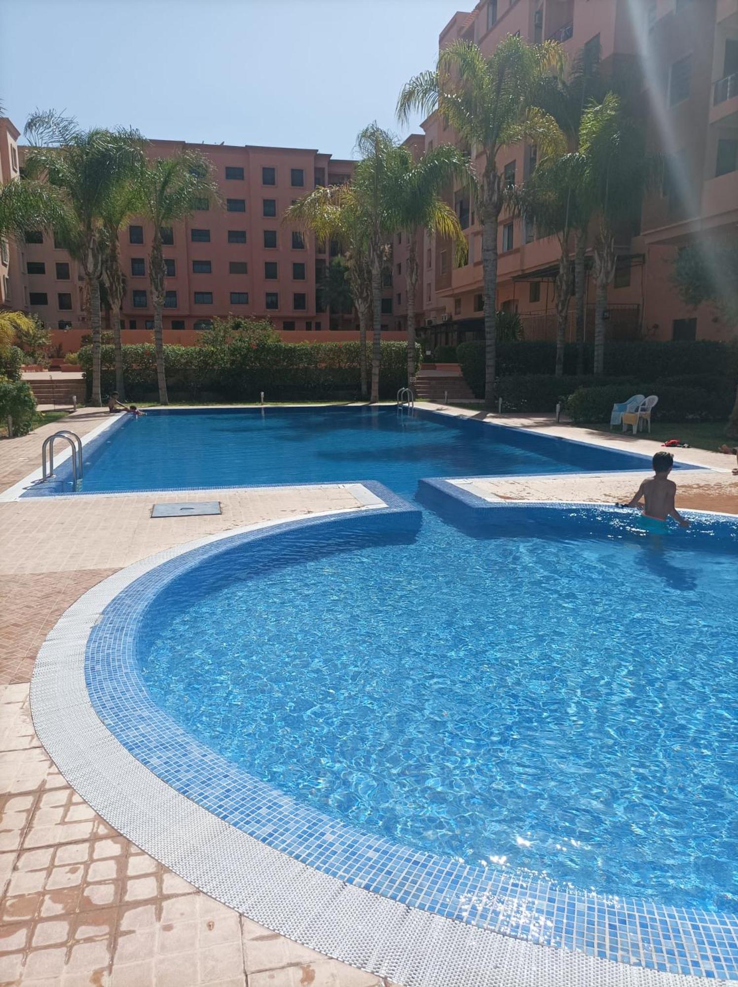 Appartement Haut Standing Vu Piscine Marrakesh Eksteriør bilde